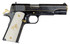 Colt 1911 Classic Engraved, .38 Super, 5.00" Barrel, 9 Rds, Polished Blue Finish / Gold Accents - 151550026835 