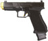 Agency Arms Glock 45 NOC, 9MM, 4.50" Compensated Island Barrel, Black/Gold - 244252627282 