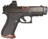 Glock 43X MOS w/ Holosun 407K & Radian Ramjet, 9MM, 4.17" Compensated Barrel, 15 Rds, Black - 128265170112 