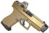 Glock 43X MOS w/ Holosun 407K & Radian Ramjet, 9MM, 4.17" Compensated Barrel, 15 Rds, Coyote - 127966632844 