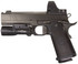 Nighthawk Custom Sandhawk Comp w/ 2.5 MOA Trijicon SRO, 9MM, 5.00" Compensated Barrel, 17 Rds, DLC Black 