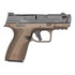 Smith & Wesson M&P 9 Shield X Carry Comp, 9MM, 3.60" Ported Barrel, 15 Rds, Midnight Bronze - 022188907070 