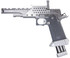 Bul Armory SAS II UR (2026), 9MM, 5.00" Compensated Barrel, 28 RDs, Link Trigger System, Silver Finish 