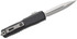 Microtech UTX-70 Gen IV, Double Edge Stonewash Standard Blade, Black Handle - 810222580255 
