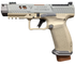Canik TTI Combat "Suga Bear", 9mm, 4.60" Ported Barrel, 18, Grey / Tan 