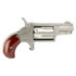 North American Arms Mini Revolver, 22LR, 1.12" Barrel, 5 RDs, Matte Finish Stainless Steel - 744253003387 