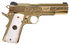 Iver Johnson Arms Noble Eagle WP G2, .45 ACP, 5.00" Barrel, 8 RDs, Polished Gold PVD - 796167793106 