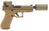 Glock/B&T G19X Hush Puppy Kit w/ Silencer & Aimpoint Acro, 9MM, 4.00" Barrel, 17 Rds, Coyote 
