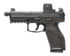 Heckler & Koch VP9A1 X Tactical w/ Vortex Defender CCW, 9mm, 4.70" Threaded Barrel, 15 RDs, Black - 642230274228 