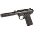 Ruger Mark IV 22/45 Pygmy Shark, 22 LR, 3.10" Threaded Barrel, 10 RDs, Black - 810188108494 