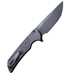 Pro-Tech Mordax MX106 NEXUS, 3.5" DLC Black MagnaCut Drop Point Blade, NEXUS Textured Black Handle, Black - 131074103974 