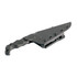 Stroup Knives Bravo 5, Fixed Blade Knife, 3.5" 1095 High Carbon Steel Blade, Gray G-10 Handle, Black Acid Etched Finish, Kydex Sheath - 850043388500 