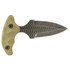 Stroup Knives SD1 Stabber Dagger, 1095 High Carbon Push Dagger Fixed Blade Knife, Acid Wash Finish, OD Green G-10 Handle, Kydex Sheath 