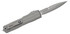 Microtech Ultratech EX-ZBP, OTF Automatic Knife, 3.50" M390MK Bayonet Blade, Apocalyptic/Natural Clear Finish - 841768196877 