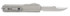 Microtech Ultratech EX-ZBP Interceptor, OTF Automatic Knife, 3.50" Apocalyptic Blade, Natural Clear Aluminum Handle - 810222580521 