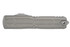 Microtech Ultratech EX-ZBP Interceptor, OTF Automatic Knife, 3.50" Apocalyptic Blade, Natural Clear Aluminum Handle - 810222580521 