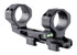 Ruff's Precision Bravo Cantilever, 30mm Scope Mount, 1.50" Height, Co-Linear Bubble Level, Black - 850063702096 