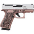 Glock G43X MOS The Rose, 9MM, 3.41" Barrel, 10 RDs, Rose Gold 