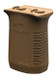 Magpul Short Vertical Grip, M-LOK SVG, 2-Slot Octagonal Aluminum Handguard Grip, Matte Modified Coyote Brown - 840815151326 