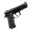 Beretta 92GTS Centurion, 9MM, 4.25" Barrel, 18 Rds, Matte Black - 008244296959 