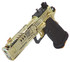 Tee Gun Vault Staccato XC, 9MM, 5.00" Integrally Compensated Barrel, 20 RDs, 24K Gold Polish TRUMP Finish - 156245002702 