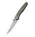 Pro-Tech Avalon Peace Neighbor, MagnaCut Stonewash Blade, Knurled Aluminum Handle, Green - 160809647162 