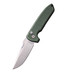 Pro-Tech Rockeye Auto, MagnaCut Stonewash Blade, Carbide Textured Aluminum Handle, Blasted Hardware, Plain Edge, Green - 161021100824 