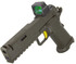 Stealth Arms Platypus Comp w/ Holosun 507 COMP GD, 9MM, 5.00" Compensated Barrel, 17 Rds, Milspec Green / Corvette Yellow - 163636305342 