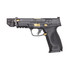 Smith & Wesson M&P9 M2.0 Metal Performance Center, 9MM, 4.87" Compensated Barrel, 23 RDs, Black/Gold PVD 