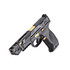 Smith & Wesson M&P9 M2.0 Metal Performance Center, 9MM, 4.87" Compensated Barrel, 23 RDs, Black/Gold PVD 