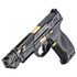 Smith & Wesson M&P9 M2.0 Metal Performance Center, 9MM, 4.87" Compensated Barrel, 23 RDs, Black/Gold PVD 