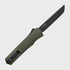 Tekto A5 Spry, Automatic, S35VN Tanto Blade, Green Aluminum Handle 