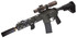 CNC Firearms HK MR556 "Night Ops" w/ Vortex Razor HD Gen III & OCL Polonium K, 5.56 NATO, 11.0" Barrel, 30 RDs, Short-Stroke Gas Piston, Multicam Black 