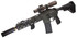 CNC Firearms HK MR556 "Night Ops" w/ Vortex Razor HD Gen III & OCL Polonium K, 5.56 NATO, 11.0" Barrel, 30 RDs, Short-Stroke Gas Piston, Multicam Black 