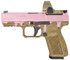 Canik Mete SF w/ Trijicon SRO 2.5 MOA, 9MM, 4.19" Barrel, 15 Rds, Strawberry 