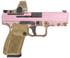 Canik Mete SF w/ Trijicon SRO 2.5 MOA, 9MM, 4.19" Barrel, 15 Rds, Strawberry 