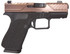 Agency Arms Glock 43X S1, 9MM, 10 RDs, High Polish Rose Gold 