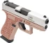 Glock 43X MOS The Rose, 9mm, 3.41" Barrel, 15 Rds, Rose Gold 