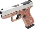 Glock 43X MOS The Rose, 9mm, 3.41" Barrel, 15 Rds, Rose Gold 