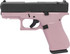 Glock 43X MOS, 9mm, 3.41" Barrel, 10 Rds, Pink Champagne / Black Cerakote 