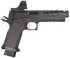 Atlas Gunworks Erebus V3 w/ Trijicon SRO 1.0 MOA, 9mm, 4.60" Comp Barrel, 20 RDs, DLC Black 