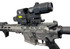 Mustang Armament Chesty Series w/ EOTech EXPS2-0 & 3X Magnifier, 5.56 NATO, 11.50" Barrel, 30 RDs, Grey & Black Battleworn 