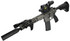 Mustang Armament Chesty Series w/ EOTech EXPS2-0 & 3X Magnifier, 5.56 NATO, 11.50" Barrel, 30 RDs, Grey & Black Battleworn 