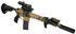 Mustang Armament Chesty Series w/ EOTech EXPS2-2 & 3X Magnifier, 5.56 NATO, 12.50" Barrel, 30 RDs, Troy Coyote Cerakote 
