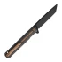 Tekto F2 Bravo, Forged Carbon Handle, Bronze Titanium Accents, Black/Bronze Finish 
