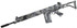 D.S. Arms SA58 Para Arctic Tracker, .308 Winchester, 18.00" Barrel, 20 RDs, Arctic Camo 