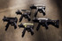 Heckler & Koch SP5K-PDW, 9mm, 5.83" Threaded Barrel, 30 RDs, Tri-Lug Adapter, Green 