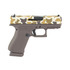 Glock 43X, 9mm, 3.41" Barrel, 15 RDs, Duck Camo Cerakote 