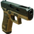 Glock 45 V-Series, 9mm, 3.70" Ported Barrel, 17 RDs, FDE Cerakote 