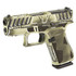 Glock 43X MOS, 9mm, 3.41" Barrel, 10 RDs, Custom Anime Olive Drab Green Cerakote 